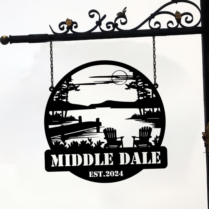 Metal Outdoor Sign, Custom Campfire Sign, Camper Decor, Personalized Camping Gifts Fire Pit Sign Outdoor Decor Cabin Sign, Campsite Sign
