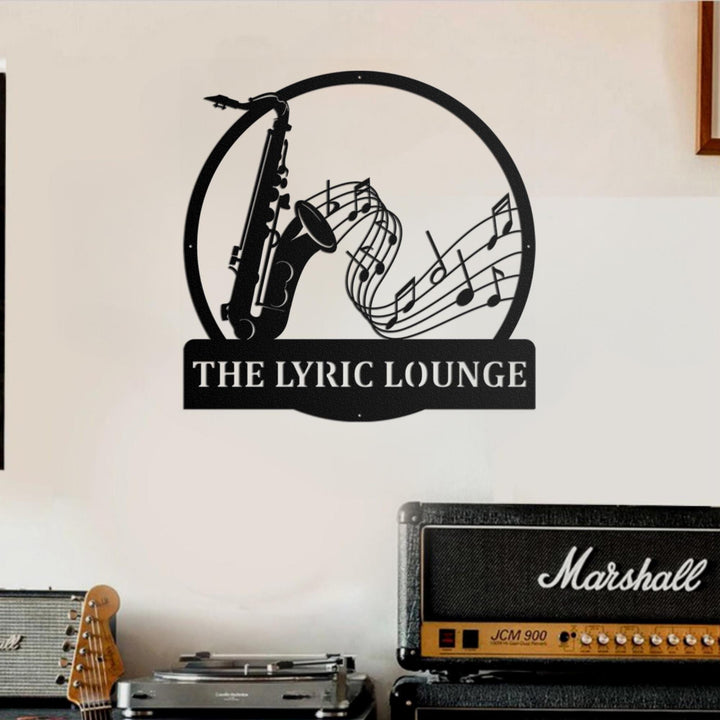 Custom Music Notes Metal Sign,Musical Notes Wall Art,Personalized Music Lover Name Sign,Music Notes Wall Decor,Music Key Sign,Musician Gift