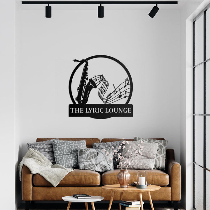 Custom Music Notes Metal Sign,Musical Notes Wall Art,Personalized Music Lover Name Sign,Music Notes Wall Decor,Music Key Sign,Musician Gift