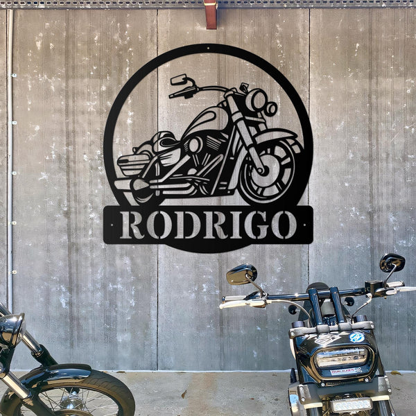 Custom Motorcycle LED Sign Harley Davidson Metal Wall Art Motorcycle Metal Wall Art, Motorcycle Wall Art, Man cave Decor Father's Day Gift