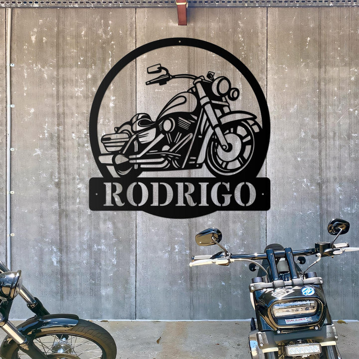Custom Motorcycle LED Sign Harley Davidson Metal Wall Art Motorcycle Metal Wall Art, Motorcycle Wall Art, Man cave Decor Father's Day Gift