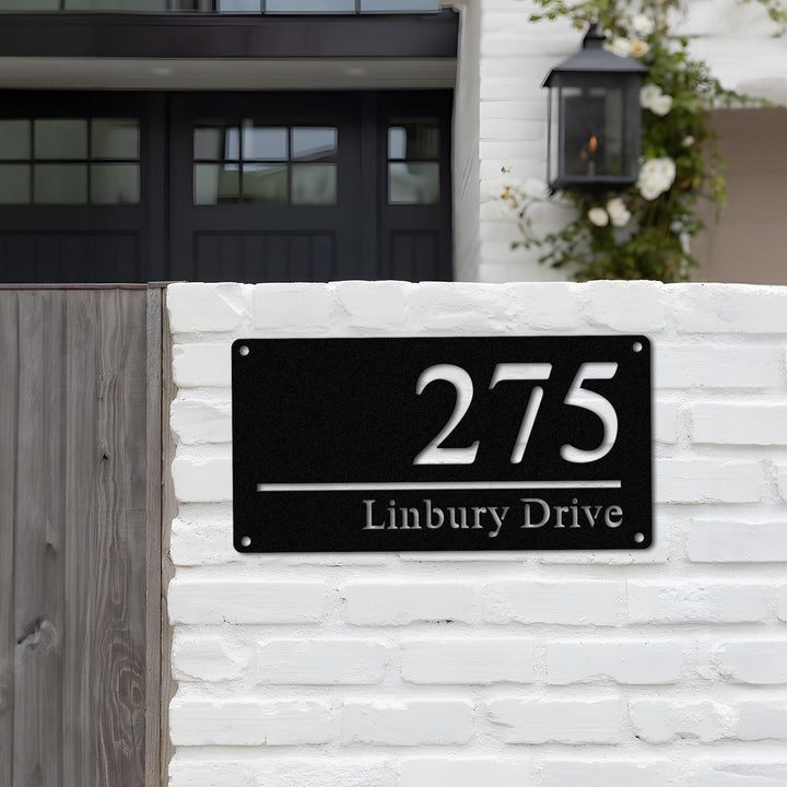 Custom Modern House Number Sign LED Lights, Address Sign, Custom Metal House Number Sign, Address Number, Address Sign For Yard, Home Decor