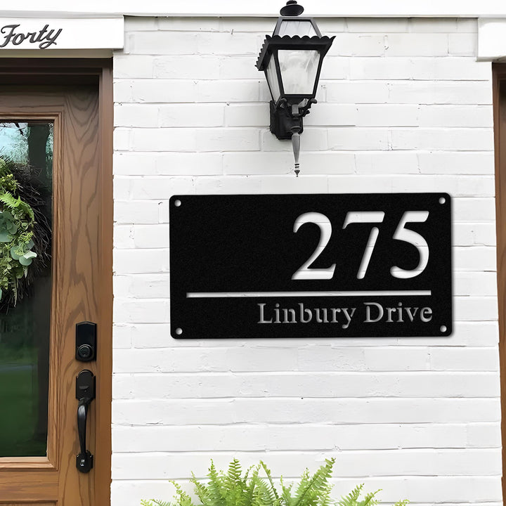 Custom Modern House Number Sign LED Lights, Address Sign, Custom Metal House Number Sign, Address Number, Address Sign For Yard, Home Decor