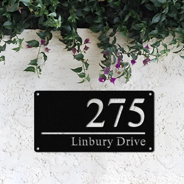 Custom Modern House Number Sign LED Lights, Address Sign, Custom Metal House Number Sign, Address Number, Address Sign For Yard, Home Decor