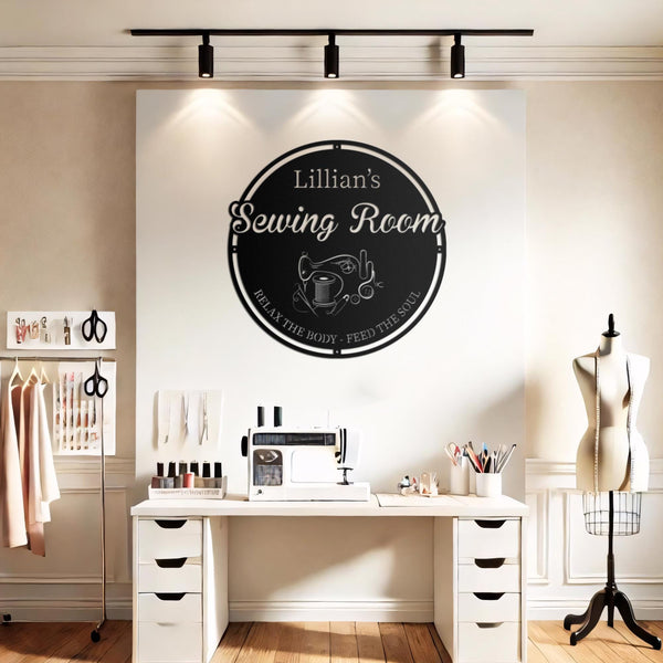 Custom Craft Room Metal Sign, Creative Room Sign, Personalized Craft Sign, Rustic Home Craft Room Sign, Mothers day gifts, Sewing Craft Room