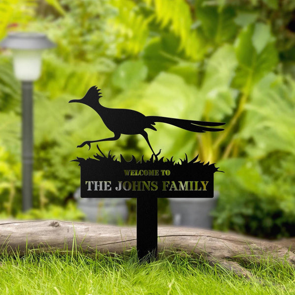 Roadrunner Metal, Roadrunner gift, Yard art, Roadrunner sign, Roadrunner garden, Southwest Desert bird, Birt art, Garden Decor, Animal Stake