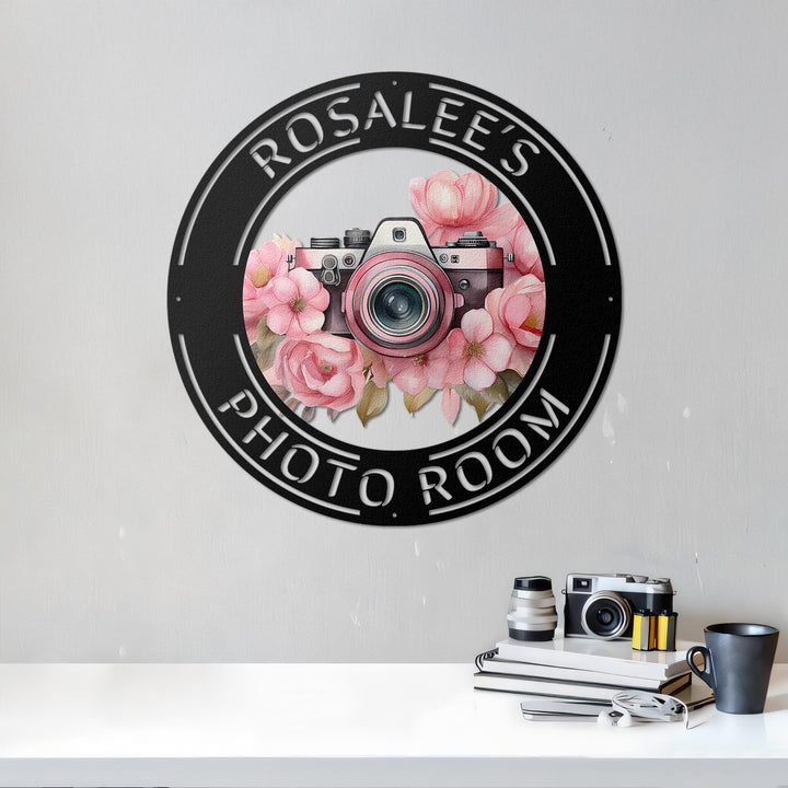 Personalized Camera Metal Wall Art,Camera Metal Sign,Camera Decor,Custom Photographer Metal Sign,Photo Studio Decor,Photography Lovers Gift