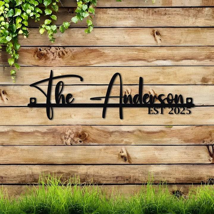 Custom Metal Sign, Name Metal Sign, Family Name Sign, Metal Custom Wall Sign, Custom Wall Decor, Personalized Metal Wall Art Sign
