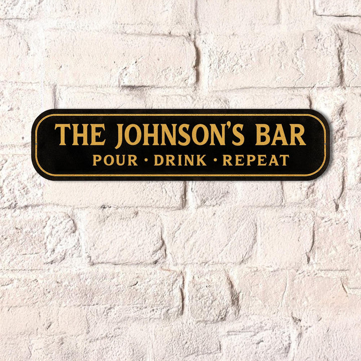 Railway Station Custom Sign, Rusty Personalized Sign, Create Your own Metal Sign with your Text / Name, Suitable for indoor and outdoor