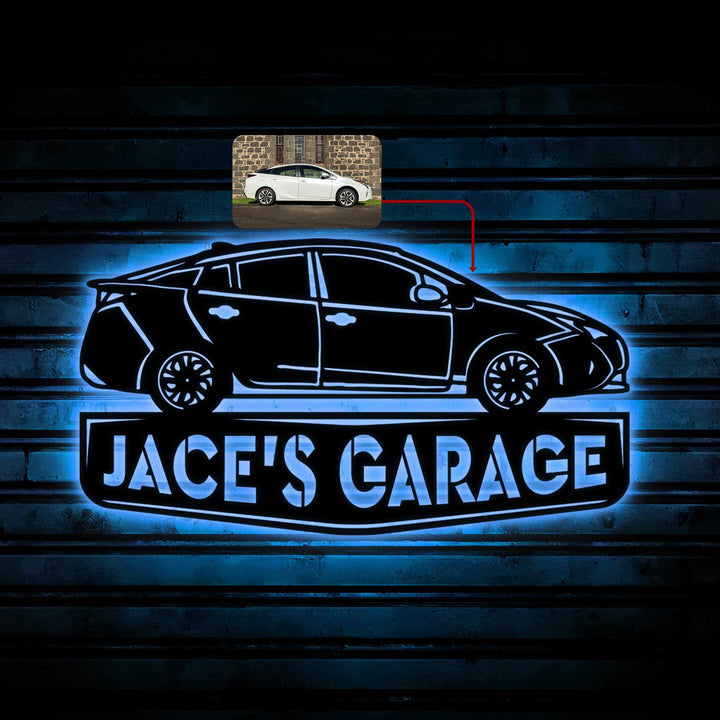 Custom Car Metal Sign, Personalized Your Own Car, Car Silhouette Sign, Car Garage Sign, Gift For Him, Father's Day Gift, Man Cave Sign