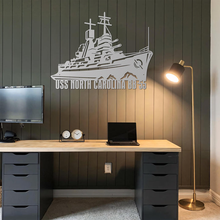 Custom US Navy Ships Metal Sign with Led Light, Battleship Metal Sign, Navy Veterans Gift, Navy Gifts For Men, Fathers Day Gift For Navy Dad