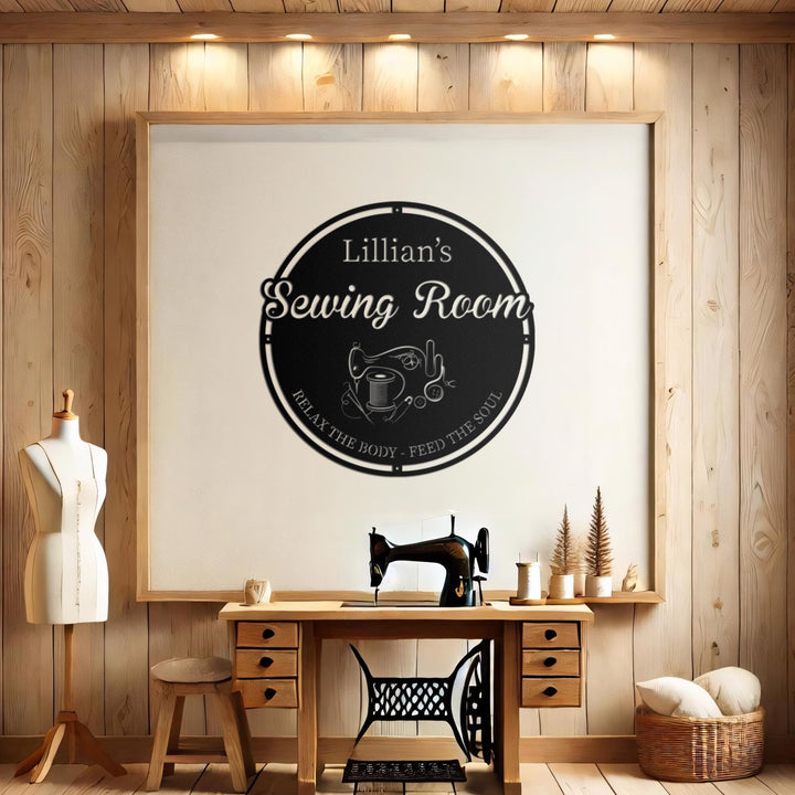 Custom Craft Room Metal Sign, Creative Room Sign, Personalized Craft Sign, Rustic Home Craft Room Sign, Mothers day gifts, Sewing Craft Room