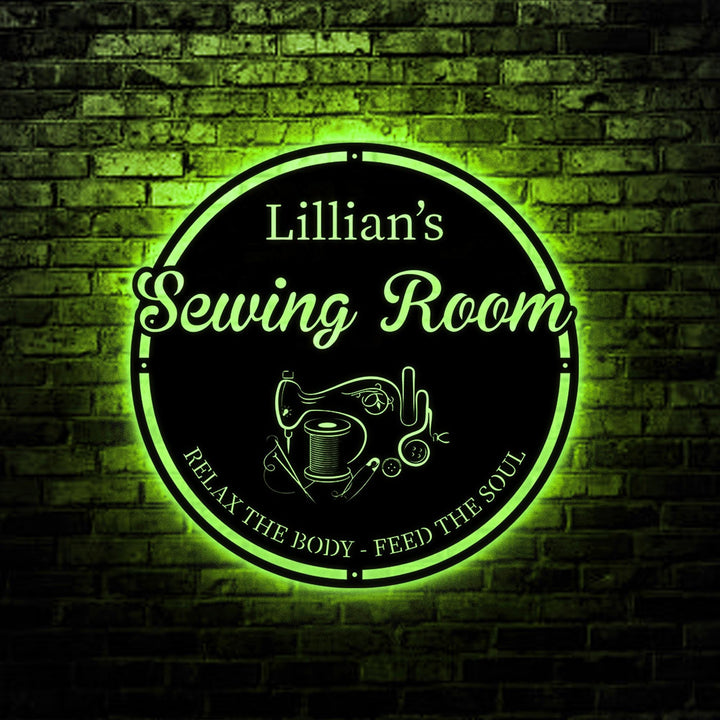 Custom Craft Room Metal Sign, Creative Room Sign, Personalized Craft Sign, Rustic Home Craft Room Sign, Mothers day gifts, Sewing Craft Room