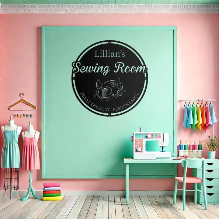 Custom Craft Room Metal Sign, Creative Room Sign, Personalized Craft Sign, Rustic Home Craft Room Sign, Mothers day gifts, Sewing Craft Room