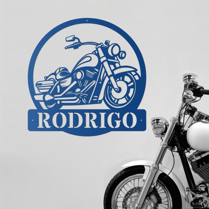 Custom Motorcycle Sign, Motorcycle Metal Wall Art, Motorcycle Wall Art, Gift For Man, Fathers Day Gift, Biker Sign,Motorcycle Metal Wall Art