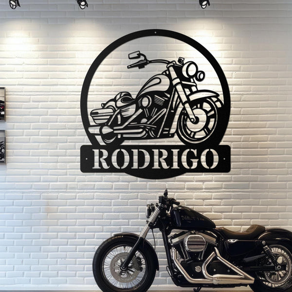Custom Motorcycle Sign, Motorcycle Metal Wall Art, Motorcycle Wall Art, Gift For Man, Fathers Day Gift, Biker Sign,Motorcycle Metal Wall Art