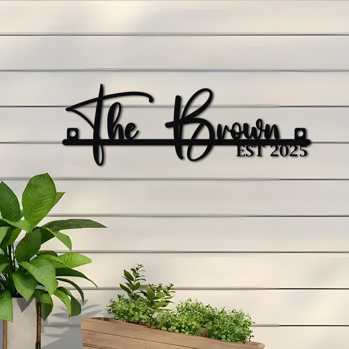 Custom Metal Sign, Name Metal Sign, Family Name Sign, Metal Custom Wall Sign, Custom Wall Decor, Personalized Metal Wall Art Sign