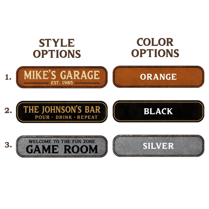 Railway Station Custom Sign, Rusty Personalized Sign, Create Your own Metal Sign with your Text / Name, Suitable for indoor and outdoor