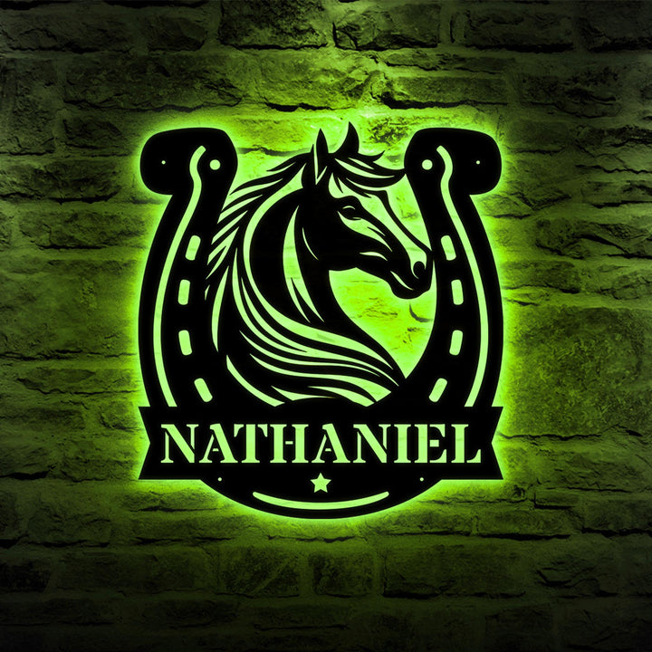 Custom Horse Monogram for Barn, Metal Horse Sign, Personalized Family Gift, Gift for Horse Fan Friend, Gift for Parents, Fathers day gifts