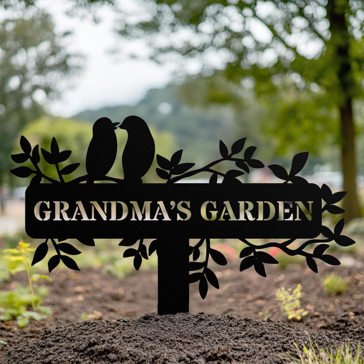 Custom Metal Garden Stake, Garden Marker, Every Garden Metal Stake, Personalized Gift, Gardener Name Sign, Mom Garden Sign, Outdoor Yard Art