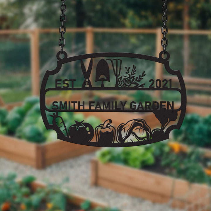 Custom Metal Garden Decor,Gardener Name Sign, Personalised Garden Name Sign,Garden Wall Art, Yard Decor,Gardening Gifts for Mom,Housewarming