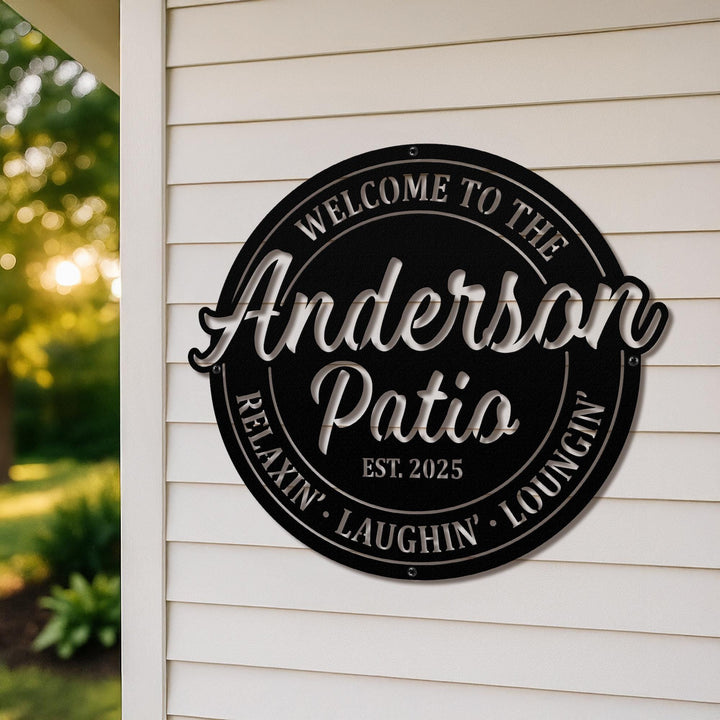 Personalized Pool Metal Sign, Custom Pool & Patio Sign, Make it Your Own Wording, Business Sign, Wedding Gift, Housewarming Gift