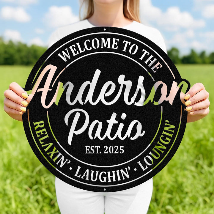 Personalized Pool Metal Sign, Custom Pool & Patio Sign, Make it Your Own Wording, Business Sign, Wedding Gift, Housewarming Gift