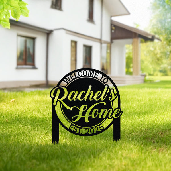 Custom Lawn Address Sign,Metal House Numbers for Yard,Personalized Address Yard Stake,Driveway House Number Sign,Address Number Sign Stake