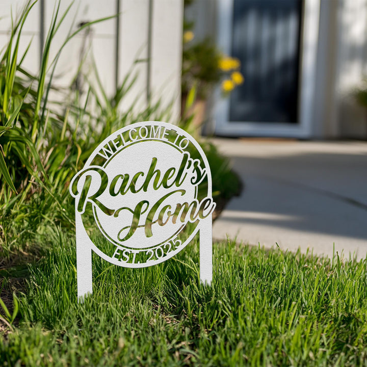 Custom Lawn Address Sign,Metal House Numbers for Yard,Personalized Address Yard Stake,Driveway House Number Sign,Address Number Sign Stake
