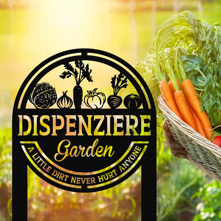 Custom Vegetable Garden Sign, Metal Vegetable Stand Signs, Custom Metal Garden Sign, Custom Metal Sign for Garden Decoration, Gardeners Gift