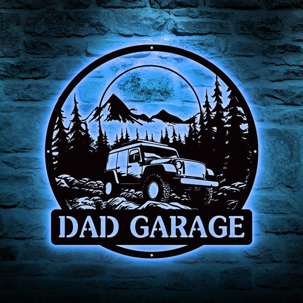 Custom Garage Metal Sign,Car Sign,Work Shop Decor,Garage Decor,Garage Sign,Man Cave,Mechanic Gifts,Car Name Sign,Gift for Dad, Father's Day