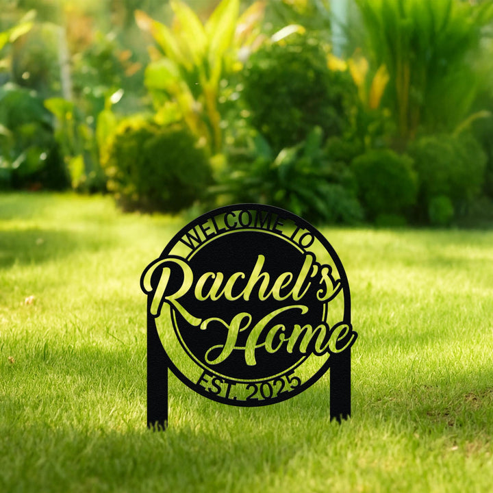 Custom Lawn Address Sign,Metal House Numbers for Yard,Personalized Address Yard Stake,Driveway House Number Sign,Address Number Sign Stake