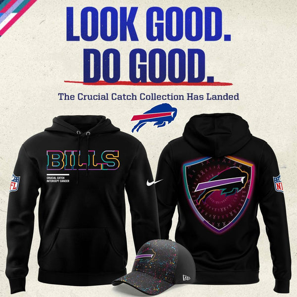 Buffalo Bills Crucial Catch 2025 Limited Hoodie