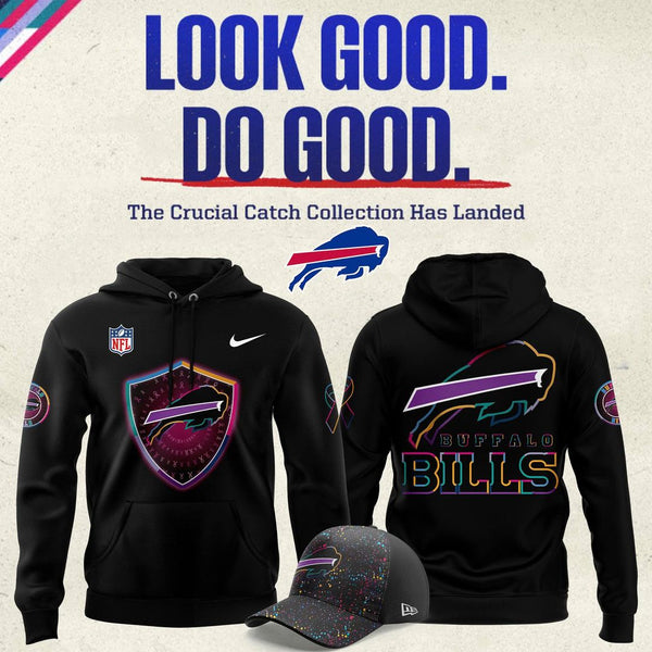 Buffalo Bills Crucial Catch 2025 Limited Hoodie