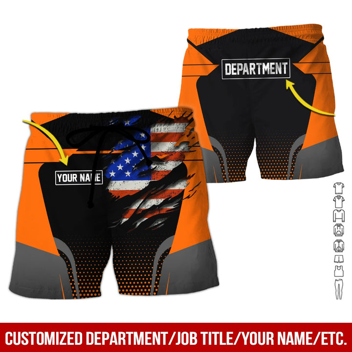 Personalized Name American Workwear Style All Over Printed Clothes ND653