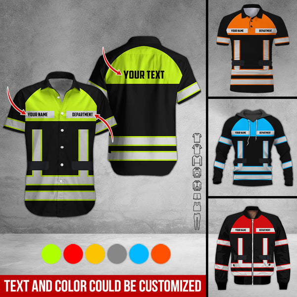 Personalized Name Workwear Style All Over Printed Clothes SS111