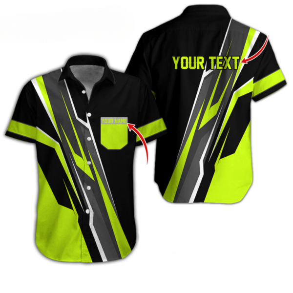 Pocket-Custom Text Uniform Full Colors All Over Printed Clothes, Construction work shirts, Summer work shirts, Mechanic work shirts