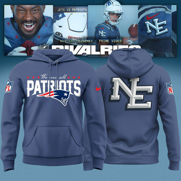New England Patriots 2025 Rivalries Nor'Easter Storm Special Hoodie - XX65