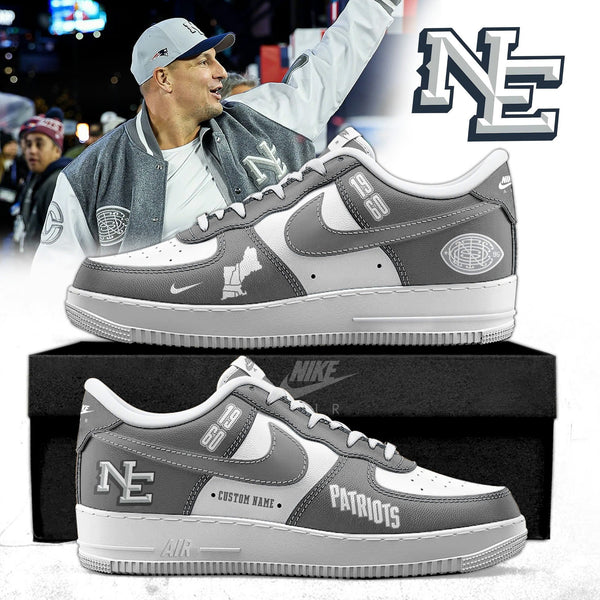 New England Patriots 2025 Rivalries Nor'Easter Storm Special AF1 Sneakers - XM83
