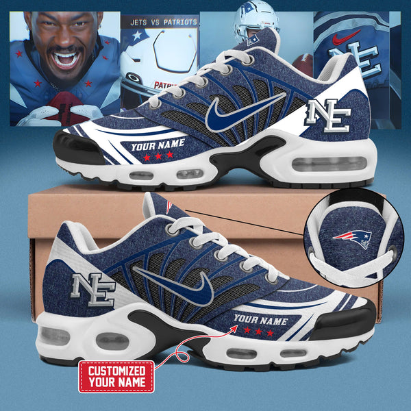 New England Patriots 2025 Rivalries Nor'Easter Storm Blue New Shoes - RY36