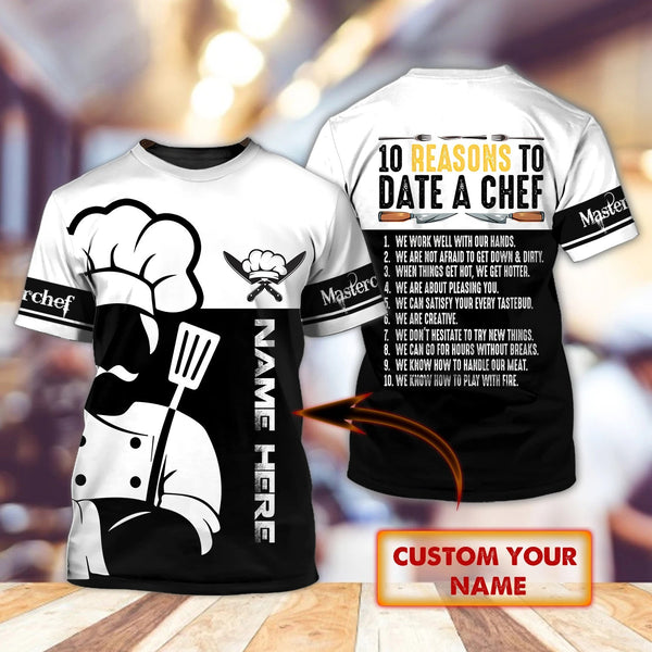 Custom Name Master Chef 3D All Over Printed Unisex Shirts | CN390
