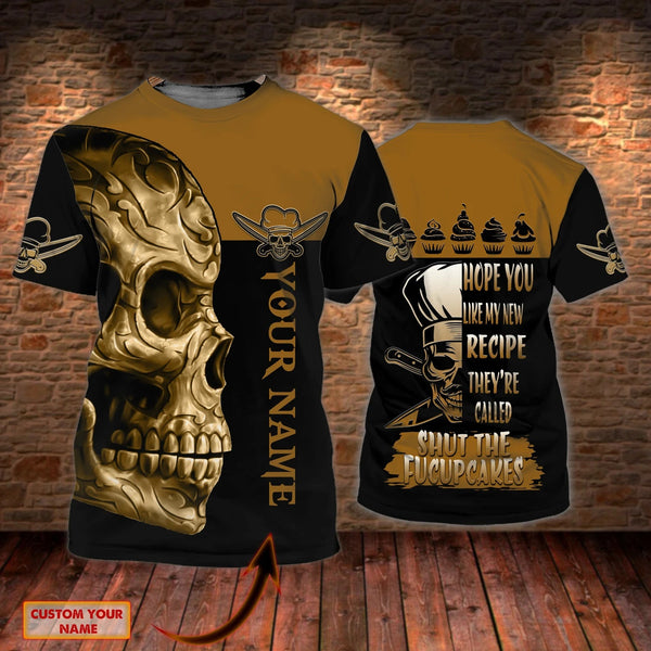 Custom Name Master Chef 3D All Over Printed Unisex Shirts | Adult | CN395