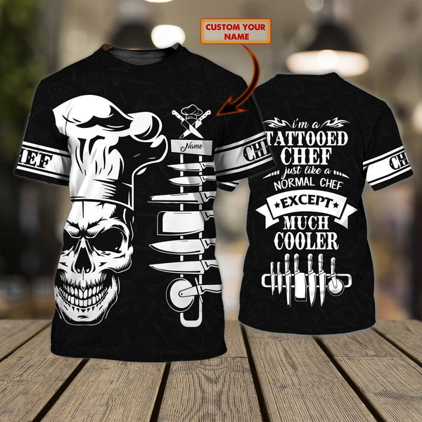 Master Chef Unisex Shirts Custom Name 3D All Over Print | Adult | CN386