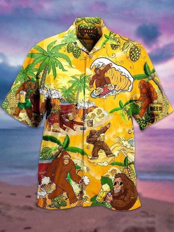 Tropical Monkey Hawaiian Shirt | HW3408