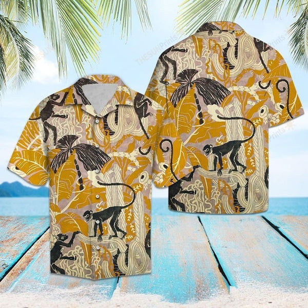 Tropical Monkey Hawaiian Shirt | HW3411