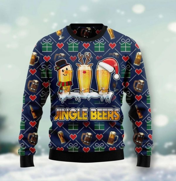 Christmas Jingle Beers Ugly Christmas Sweater | Adult | US2789