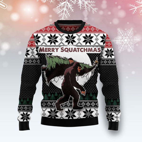 Bigfoot Squatchmas Ugly Christmas Sweater | Adult | US2703