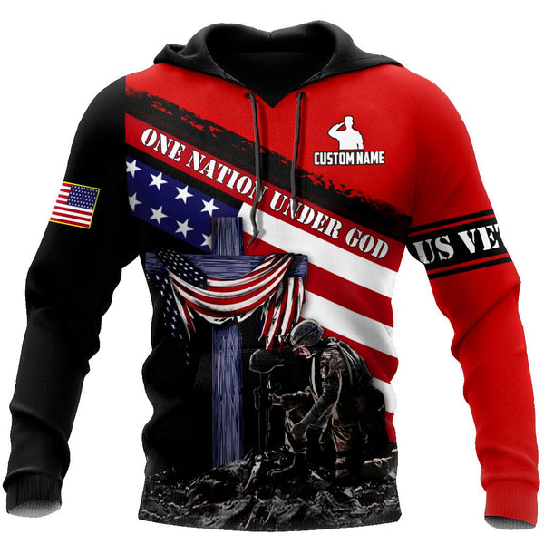 One Nation Under God US Veteran 3D All Over Print | Adult | HP3278