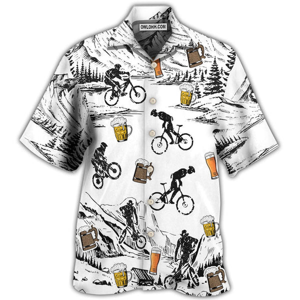 Beer I Like Beer And Moutain Bikes Hawaiian Shirt | HW3429