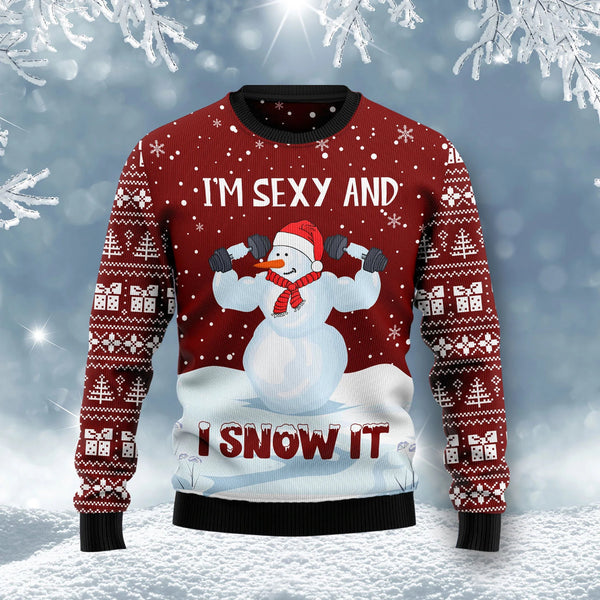 Snowman Christmas Funny Ugly Christmas Sweater | Adult | US2621